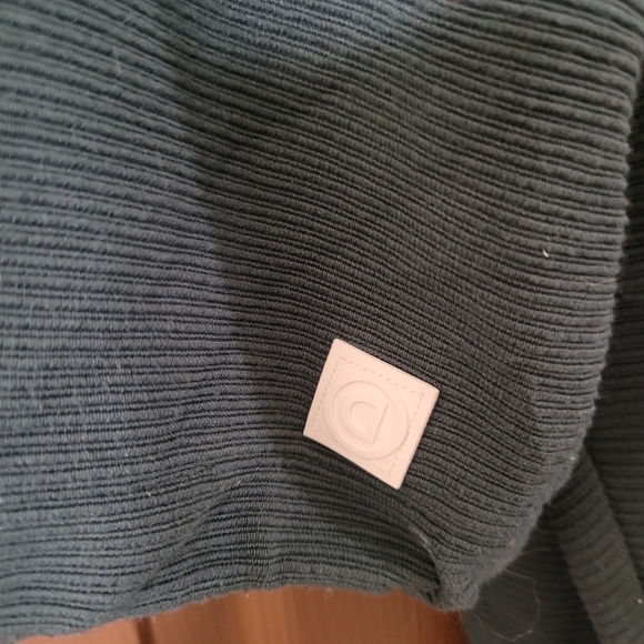 ❤️Desigual green relaxed fit cropped sweatshirt with graphic panel - Picture 11 of 12